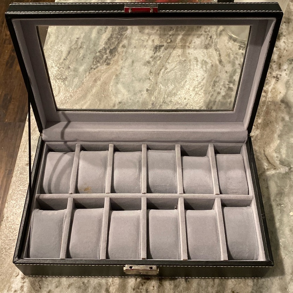 Watch display case